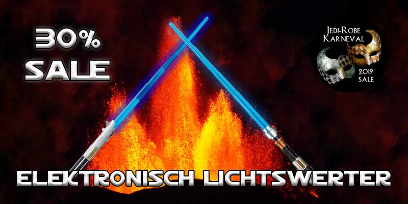 Star Wars Elektronisch Lichtschwerter 30% SALE 2019